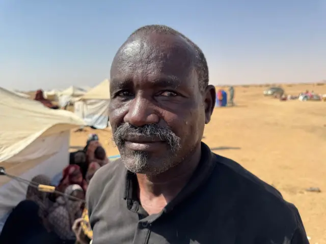 Mohammed Abbaker Adam wahoze ari umukozi mu nkambi ya Zamzam ubu ari mu ya al-Dabbah