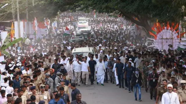 राहुल गांधी की भारत जोड़ो यात्रा