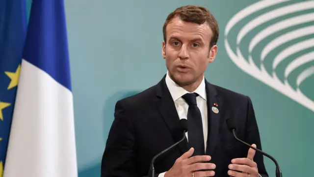 President Macron in Taormina