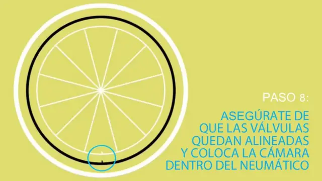 paso 8; coloca la cámara