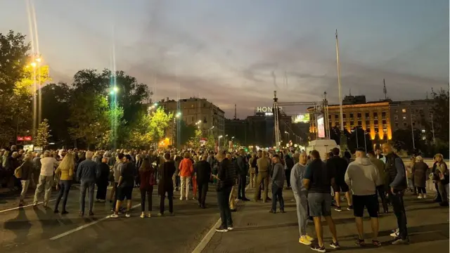 protest, Beograd, Srbija protiv nasilja