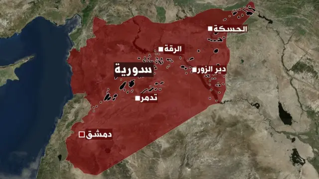 مناطق وجود النفط والغاز في سوريا
