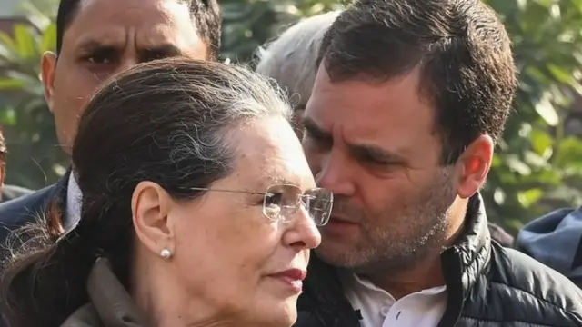 गुलाम नबी आझाद, अधीर रंजन चौधरी, कपिल सिब्बल, सोनिया गांधी, राहुल गांधी