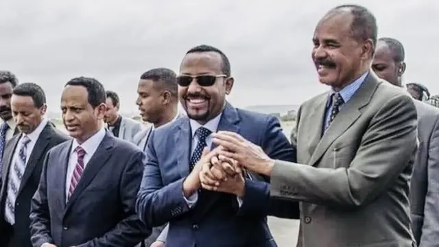 ጠቅላይ ሚኒስትር ዐብይ አህመድና ፕሬዚዳንት ኢሳያስ አፈወርቂ