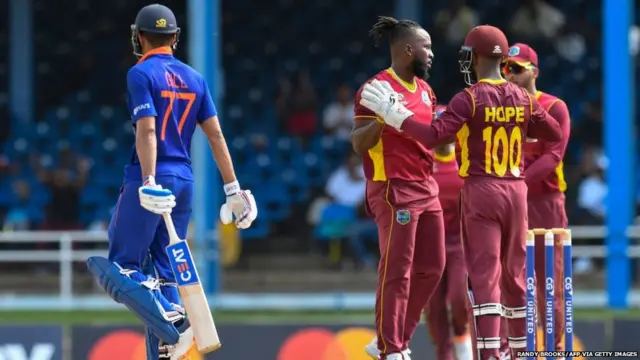 भारत और वेस्ट इंडीज़ का मैच