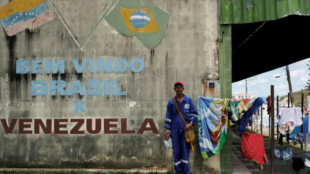 Pacaraima, na fronteira entre Brasil e Venezuela