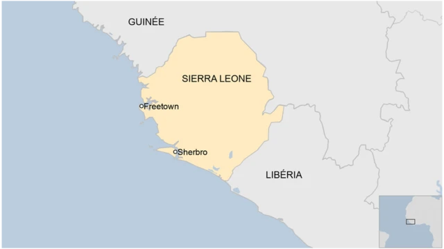 Carte Sierra Leone
