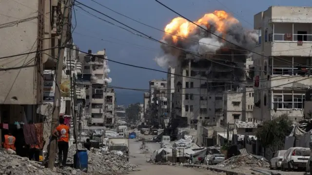 izrael, pojas gaze, izrael napao centralni deo pojasa gaze