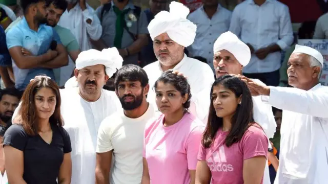 భారత రెజ్లర్లు