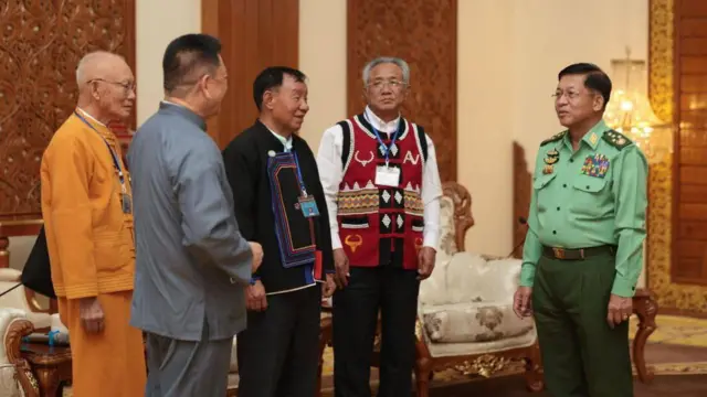 ၂၀၂၂ ခုနှစ် ငြိမ်းချမ်းရေးဖိတ်ခေါ်မှုတုန်းက နေပြည်တော်ကိုရောက်လာတဲ့ UWSA၊ SSPP နဲ့ NDAA