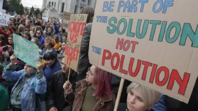 Kiev, Ukrayna iqlim dəyişikliyinə etiraz aksiyaları