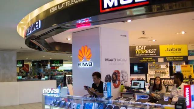 Một cửa hàng của Huawei ở Kuala Lumpur