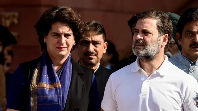 राहुल गांधी और प्रियंका गांधी