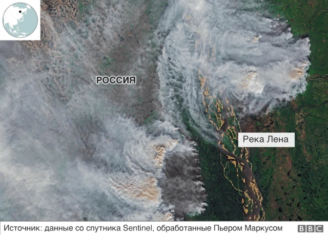 Карта пожаров