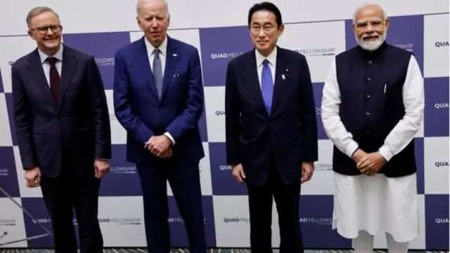 सन् २०२३ को मे महिनामा क्वाड समूहका नेताहरू जापानमा