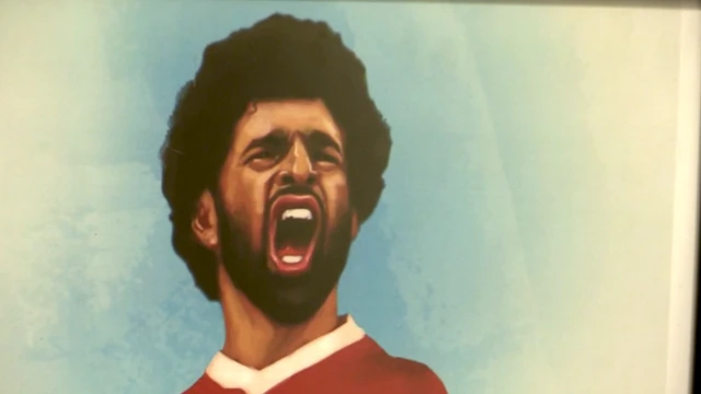 رسمة لمحمد صلاح