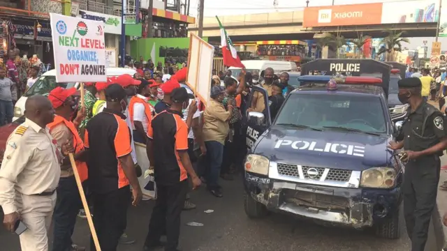 NLC strike 2021: Nigeria Labour Congress [NLC] 'minimum wage protest'