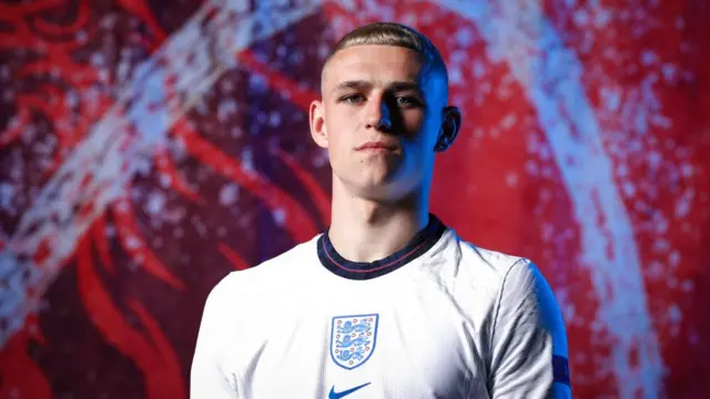 El futbolista inglés del Manchester City Phil Foden.