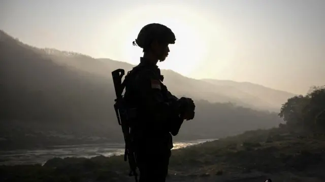 म्यांमार का करेन प्रांत इलाका