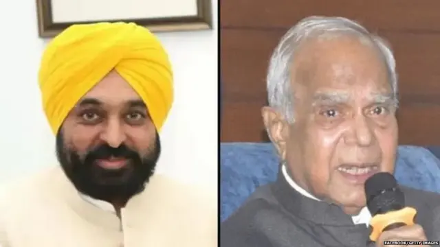 ਬਨਵਾਰੀ ਲਾਲ ਪੁਰੋਹਿਤ ਅਤੇ ਭਗਵੰਤ ਮਾਨ