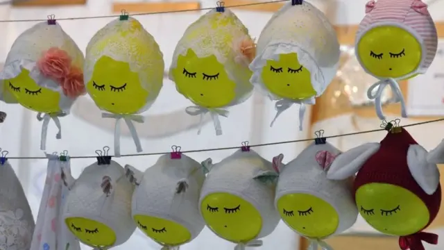 아기 모양 풍선 장식