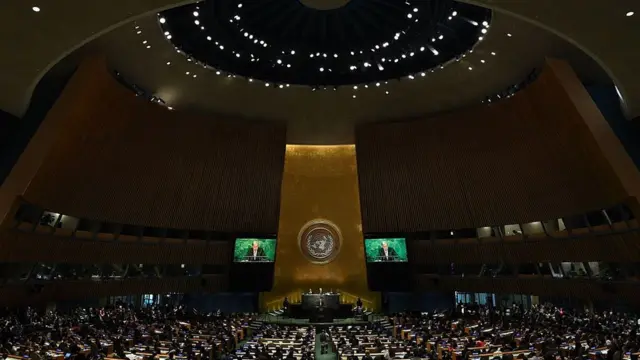 Asamblea General de la ONU reunida en Nueva York.
