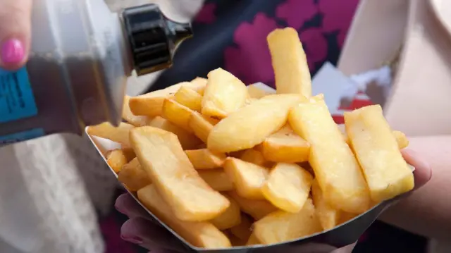 व्हिनेगारमुळे जंक फुडच्या स्वादात भर पडते. पण अत्यंत लहान पातळीवर केलेल्या शास्त्रीय अभ्यासानुसार असेही सूचित केले जाते की, व्हिनेगारचा आरोग्याला लाभ होऊ शकतो.