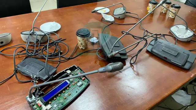 photo of damaged equipment