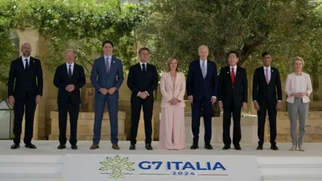 Йирик еттилик раҳбарлари Италия саммитида