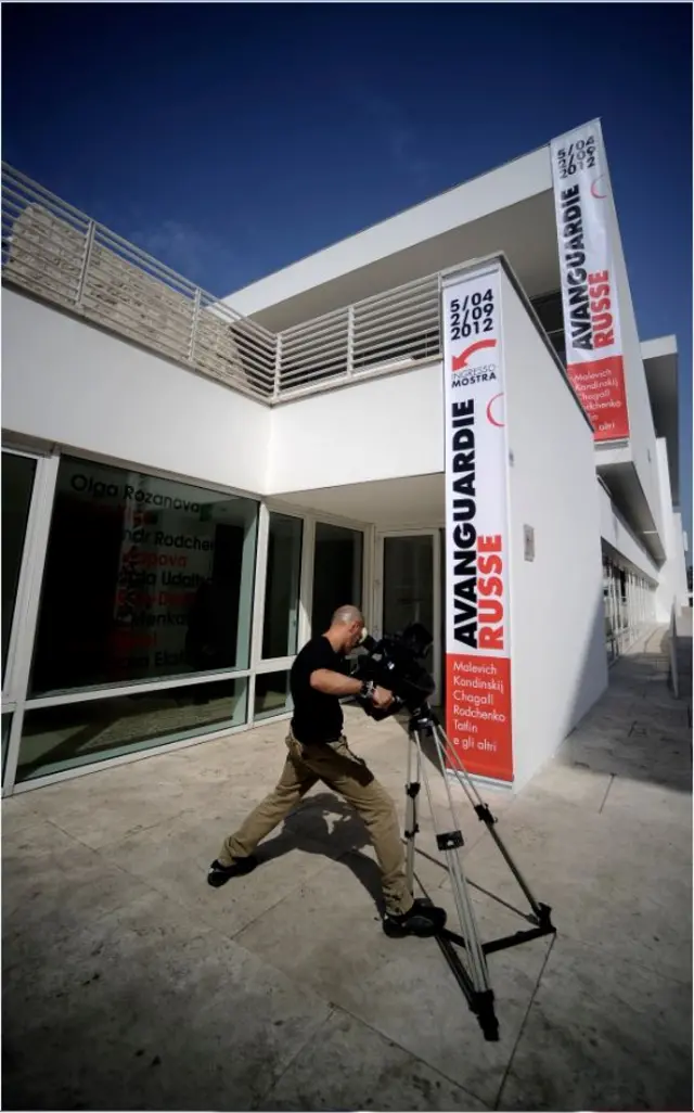Выставка "Русский авангард" в музее Алтраь Мира в Риме, 2012 г.