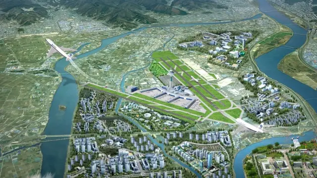 김해신공항 계획도