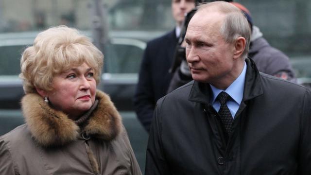 Vladimir Putin and im ex wife Lyudmila