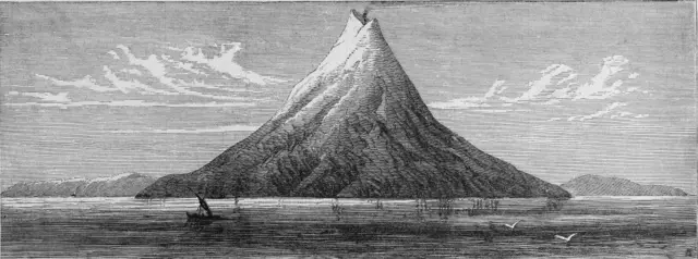 Lukisan Gunung Krakatau Purba.