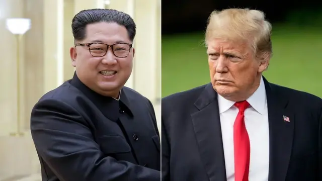 Ким Чен Ын и Дональд Трамп