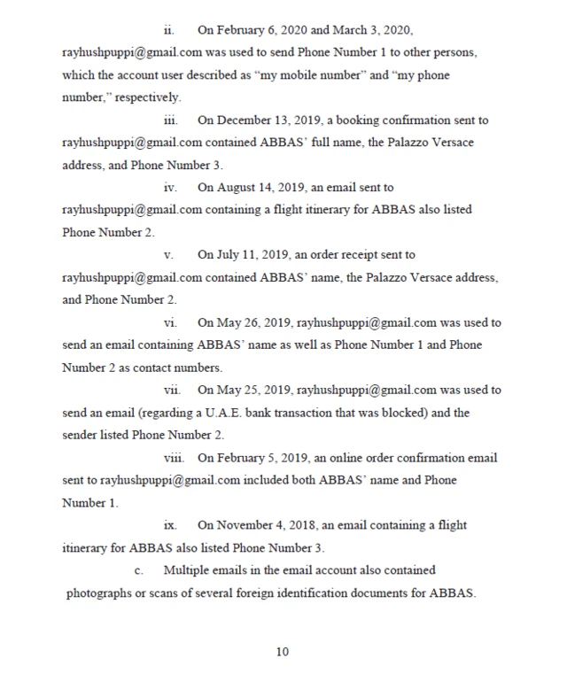 Andrew John Innocenti Affidavit