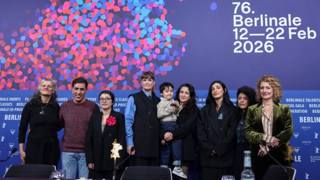 شماری از کارگردان در جشنواره فیلم برلین. 