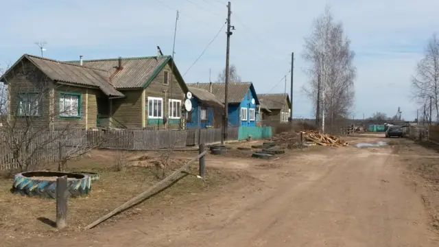 Дома в деревне Максимово