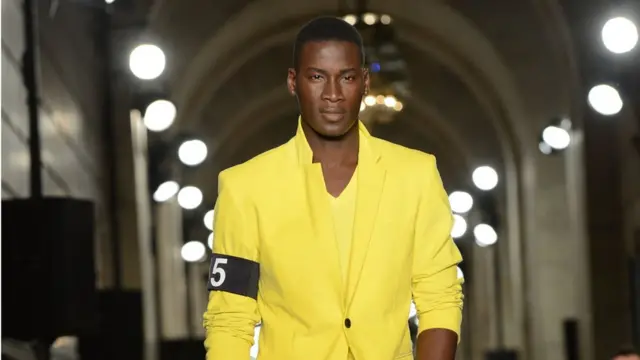 David Agbodji, mannequin d'origine togolaise.