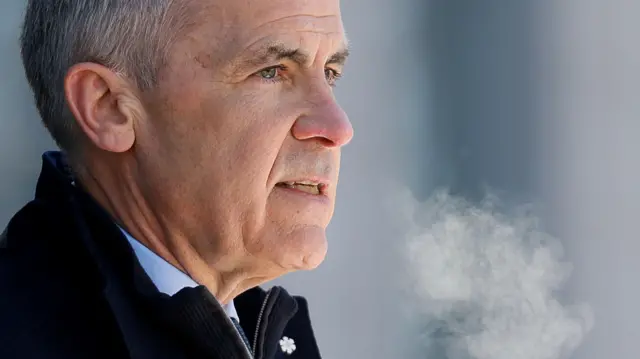 O primeiro-ministro do Canadá Mark Carney. 