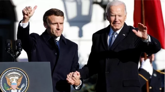 Biden Macron