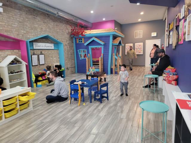 Un aula de Luna y Cielo Play Cafe