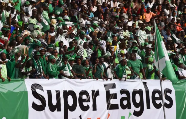 Les Super Eagles ne manquent pas de soutiens dans les stades.