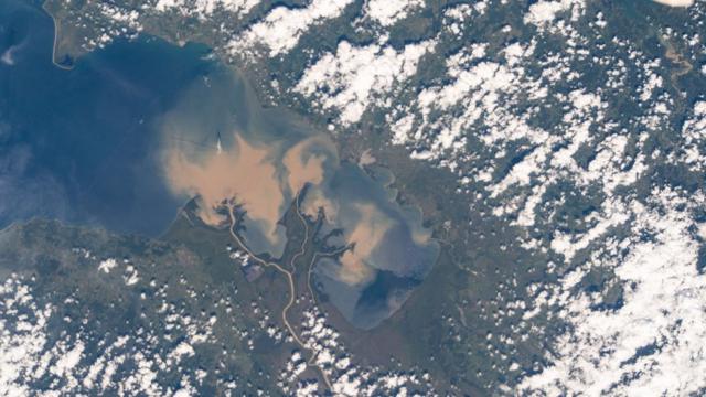 Río Atrato en Colombia, visto desde la EEI