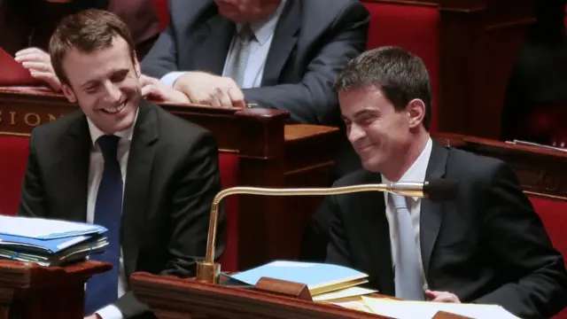 ماکرون و والس