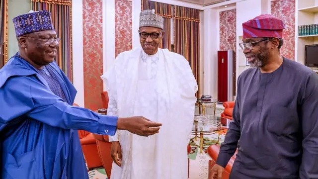 Onyeisiala Buhari, Ahmed Lawan na Femi Gbajabiamila