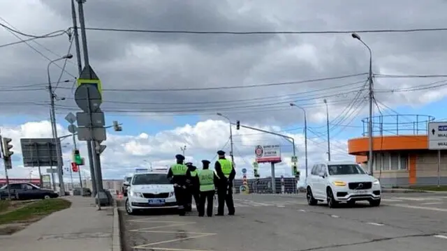 Пост на улице Горбунова