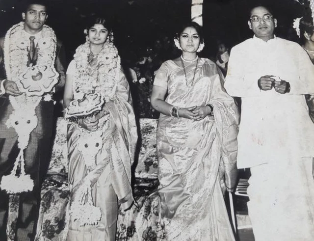 సావిత్రి కుమార్తె పెళ్లిలో అక్కినేని నాగేశ్వర రావు