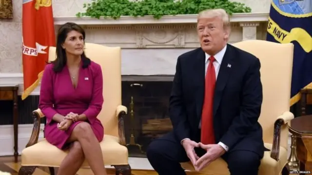 ਨਿੱਕੀ ਹੈਲੀ, ਟਰੰਪ