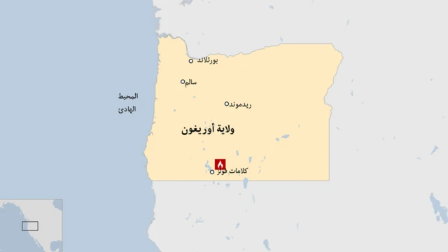 خارطة أوريغون.