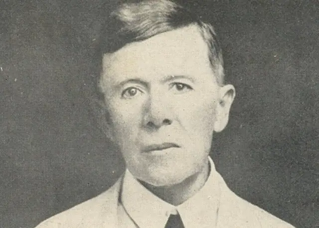 Edward Werner cuando tenía 60 años